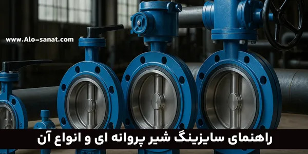 راهنمای سایزینگ شیر پروانه ای و انواع آن