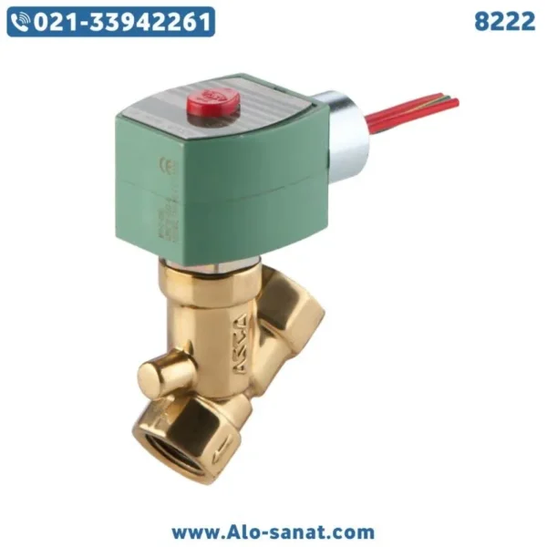 8222-asco-solenoidvalve شیر برقی آسکو مدل 8222