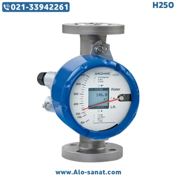 فلومتر عقربه‌ای کرونه KROHNE H250 مناسب خطوط گاز و مایع در صنایع پتروشیمی