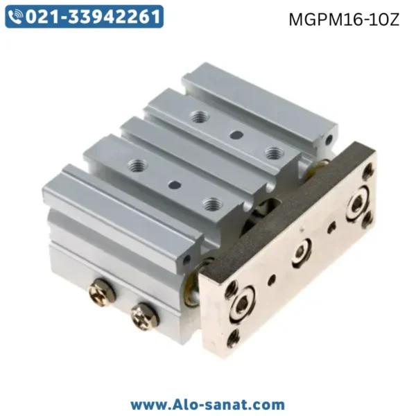 جک راهنمادار سه شفت SMC مدل MGPM16-10Z