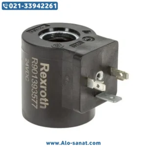 تصویر بوبین 3/8 رکسروت ولتاژ 24V مخصوص شیرهای برقی هیدرولیک