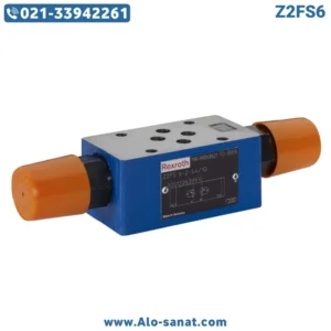 تصویر شیر کنترل جریان Rexroth مدل Z2FS6 مخصوص سیستم‌های هیدرولیک صنعتی
