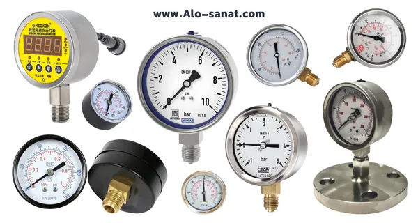 خرید گیج فشار عقربهای با کیفیت اصلی برای نمایش دقیق فشار در سیستمهای صنعتی