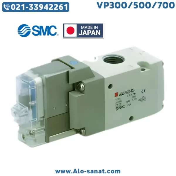 شیر smc سری VP300/500/700 ۳ پورت