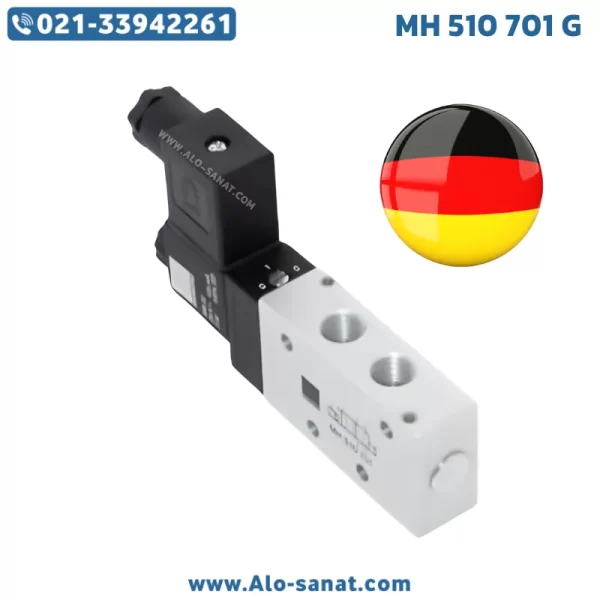 hafner-mh510701g-solenoid-valve2 شیر برقی پنوماتیک هافنر MH 510 701 G - Image 1