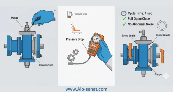 کوپل پنوماتیکی و راهاندازی سیستم کنترل