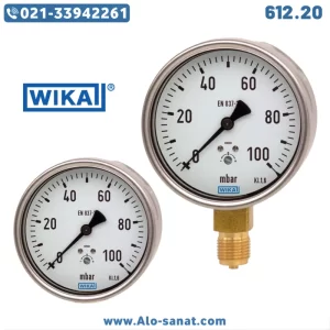 گیج فشار کپسولی ویکا WIKA مدل 612.20 (مانومتر)