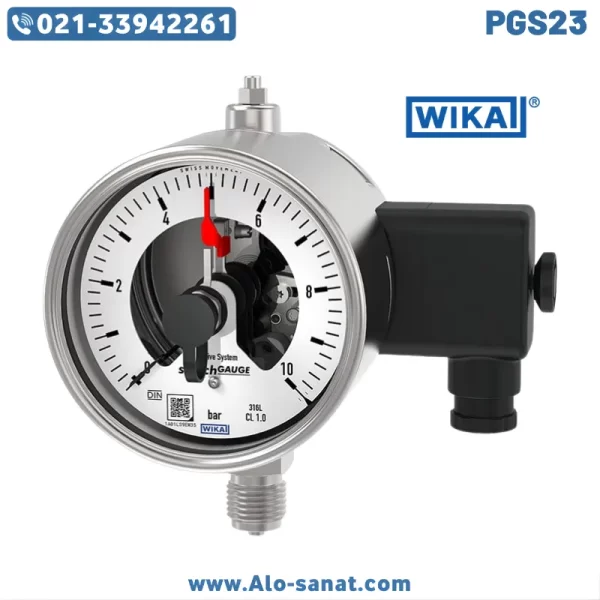 wika-pgs23-pressure-gauge-switch مانوستات ویکا WIKA مدل PGS23