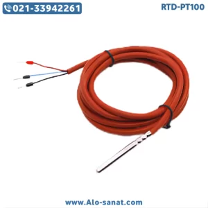 سنسور RTD-PT100 ۵cm بدون رزوه PVC
