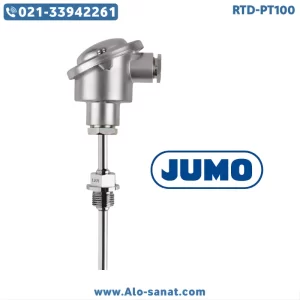 سنسور RTD-PT100 هدمونت ۲۵ سانتیمتر جومو Jumo کد ۹۰۲۰۲۰/۱۰