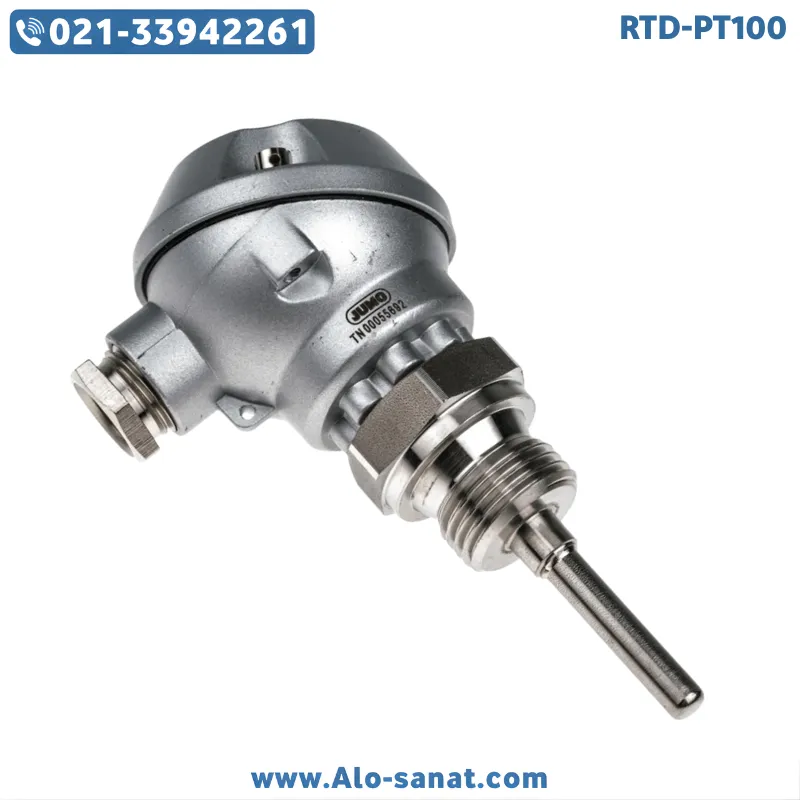 سنسور RTD-PT100 هدمونت ۳ سانتیمتر