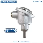 سنسور RTD برند Jumo دوبل PT100×2 نوک متفاوت