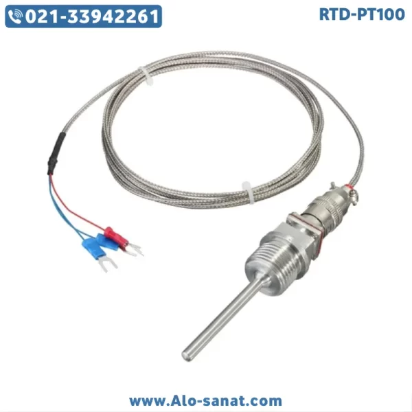 rtd-pt100-movable-sheath-5cm-3 سنسور RTD-PT100 رزوه متحرک غلاف ۵ سانتیمتر