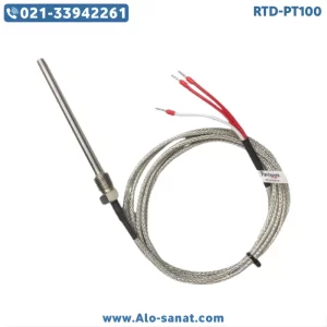 سنسور RTD-PT100 شیلدار ۱۰ سانتیمتری سوکت دار