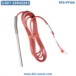 سنسور RTD-PT100 سیلیکونی ۳۰ سانتی بدون رزوه