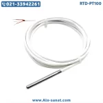 سنسور RTD-PT100 تفلونی قطر ۴ میل ساپورت دار