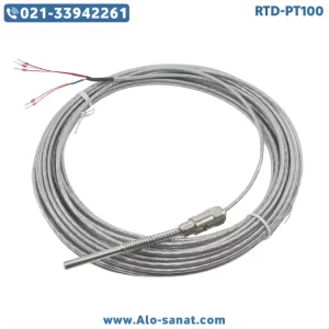 سنسور RTD-PT100 سیمی ۶ سیم قطعه اسکوتی