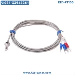 سنسور RTD-PT100 سیمی شیلدار رزوه m6