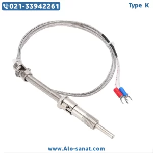 ترموکوپل تیپ K قطعه ۳ تکه