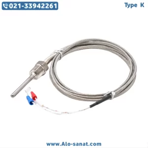 ترموکوپل Type K اسکوتی رزوه دو تکه