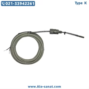 ترموکوپل تیپ K قطعه چاکدار پیچی