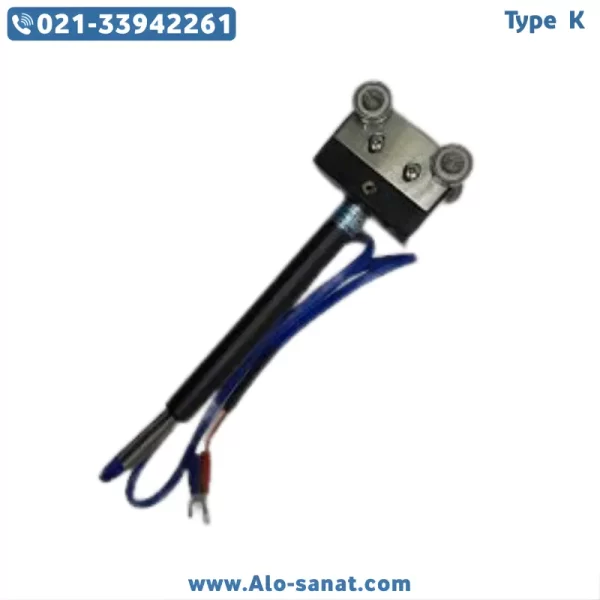 ترموکوپل Type K چرخ‌دار با سیم ۵۰ سانتیمتر