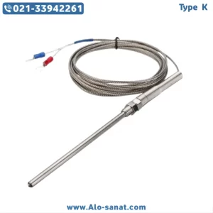 ترموکوپل Type K مدل 701-T-12-43-GW-R