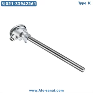 ترموکوپل Type K هدمونت قطر ۲۲ میلیمتر متریال ۴۸۴۱
