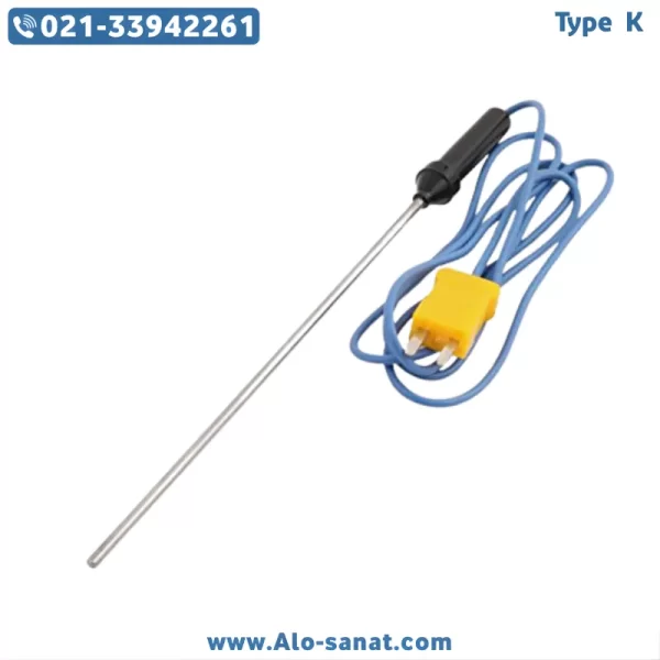 ترموکوپل Type K پرتابل ۱۵ سانتیمتری