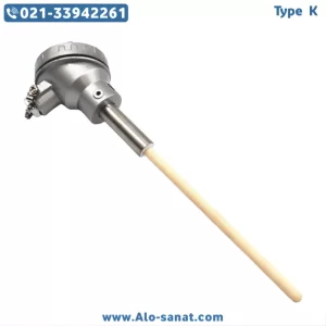 ترموکوپل Type K کلگی دار سرامیکی