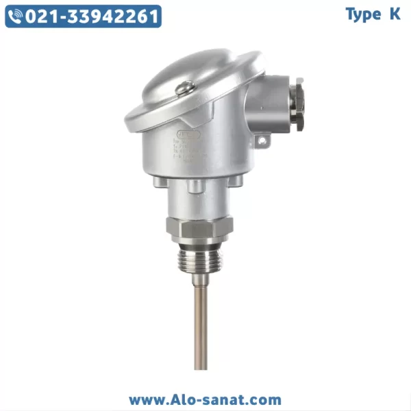 سنسور PT100 به همراه ترموول Jumo اصل آلمان