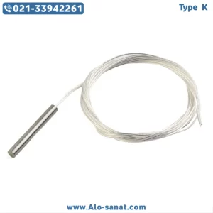 سنسور RTD-PT100 سیم نازک غلاف ۵ سانتیمتر متریال Jumo آلمان