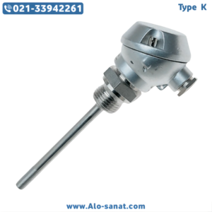 سنسور RTD-PT100 هدمونت Type C غلاف ۱۰ سانتی متر چینی