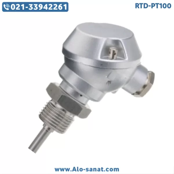 سنسور RTD-PT100 قطر ۳ میلیمتر طول ۲ سانتیمتر دارای ترانسمیتر