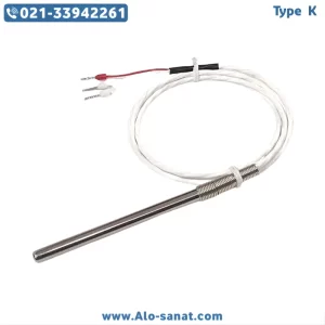 سنسور RTD-PT100 مارک Jumo طول ۲ متر غلاف ۷ سانتیمتر