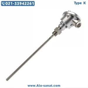 سنسور RTD-PT100 هدمونت به همراه ترانسمیتر طول ۳۰ سانتیمتر