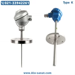 سنسور RTD-PT100 هدمونت فلنچ دار