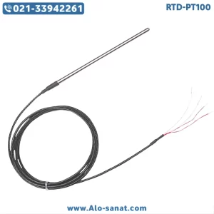 سنسور RTD-PT100 ویکا ۵۰ سانتیمتر بدون رزوه