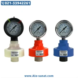 گیج فشار ویکا با دیافراگم پلاستیکی PVC